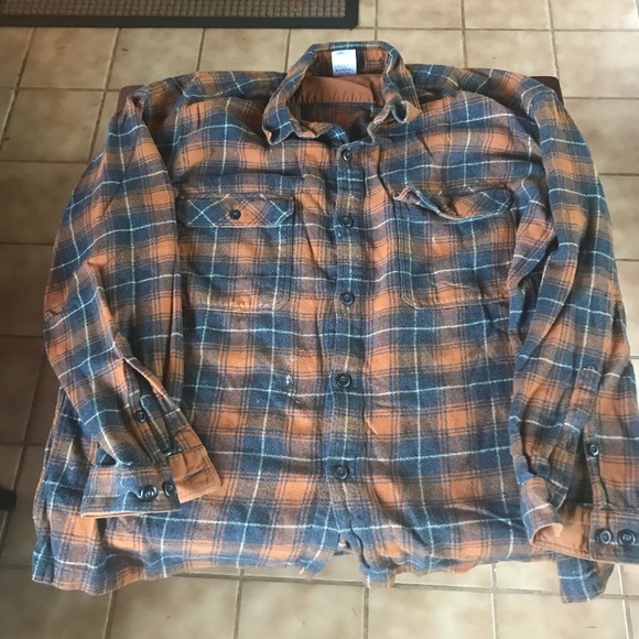Vintage Rare Patagonia Men’s Heavyweight Organic Cotton Flannel Shirt - Picture 13 of 15